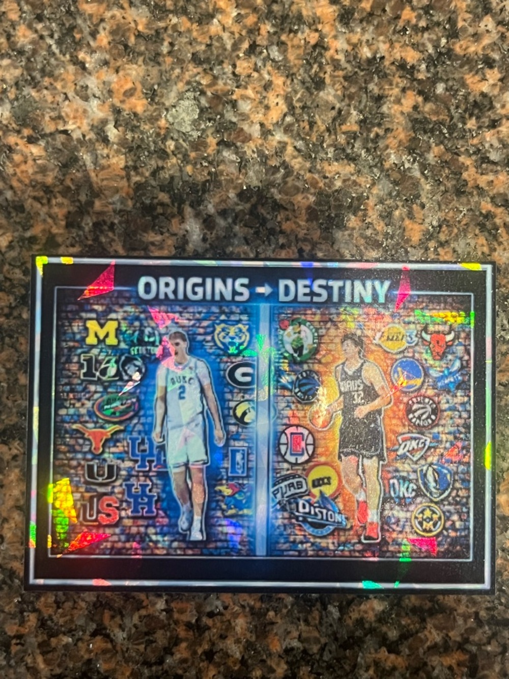 Cooper Flagg Origins -> Destiny Holographic Custom Art Card